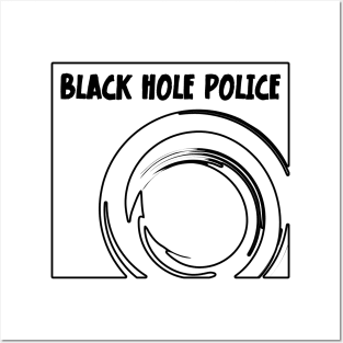 James Webb Space Telescope Black Hole Police Posters and Art